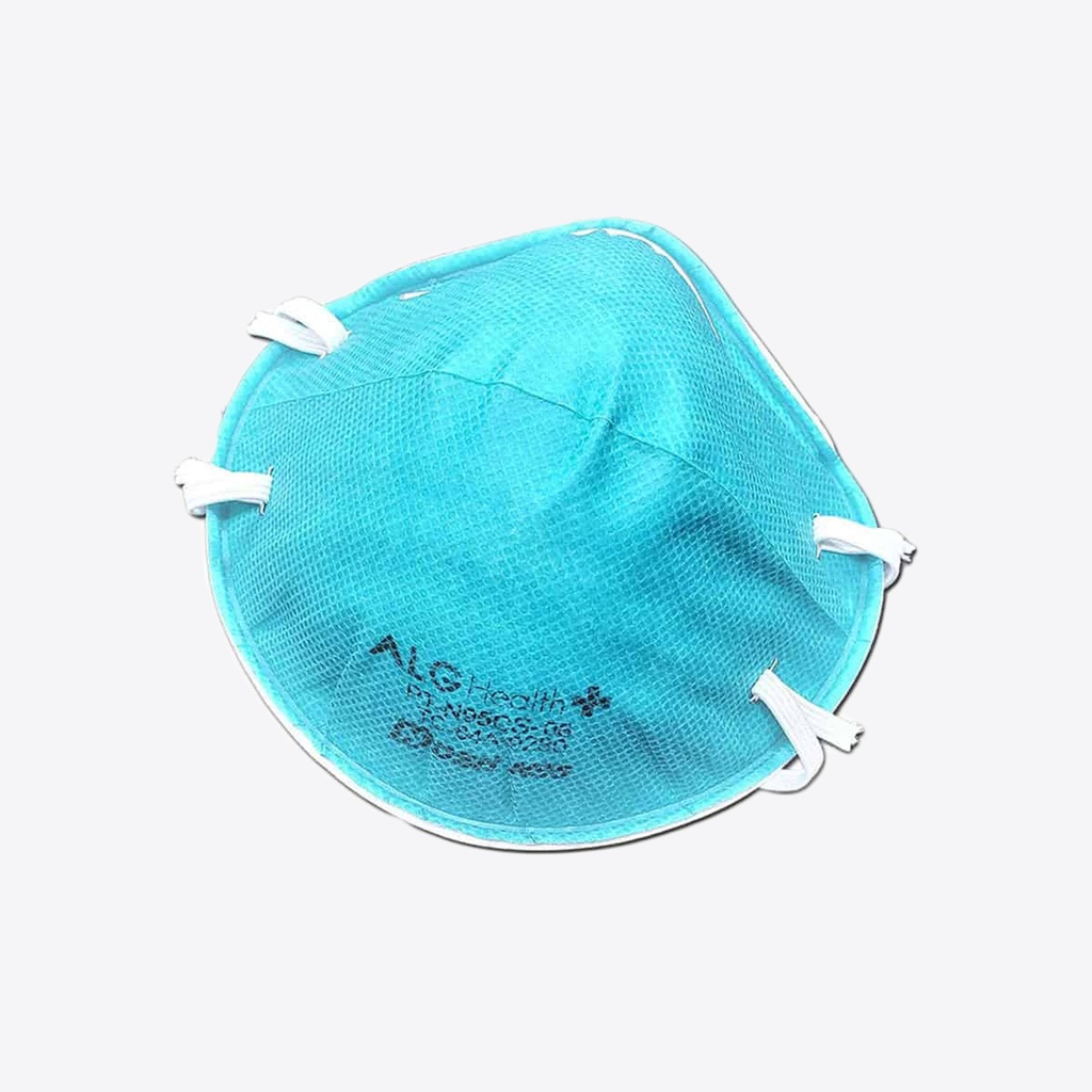 Molded N95 respirator with metal nosepiece